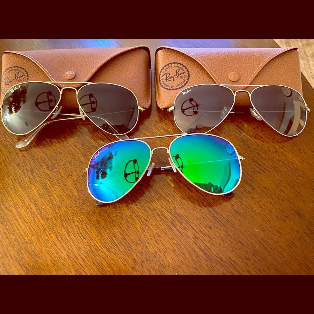 3 pair of Ray-Ban Sunglasses - NEVER WORN! - Picture 1 of 4